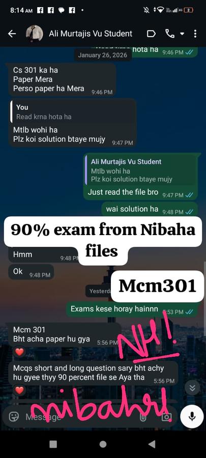 MCM301 90% Finals 2026
