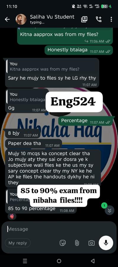ENG524 85-90% from files