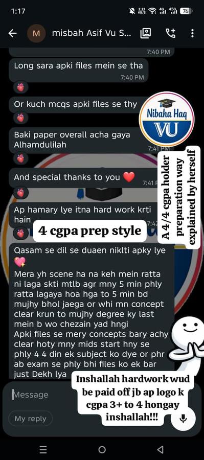 4 CGPA prep style