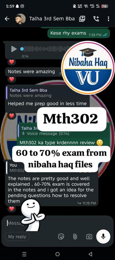 MTH302 60-70% from files