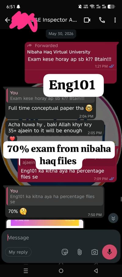ENG101 70% from files